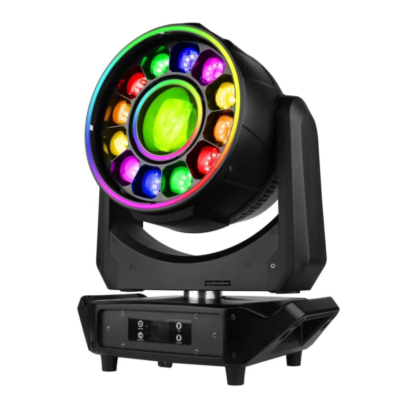 1 800W LED Beam and 12x40W RGBW Bee & Wash Moving Head Light RG-812