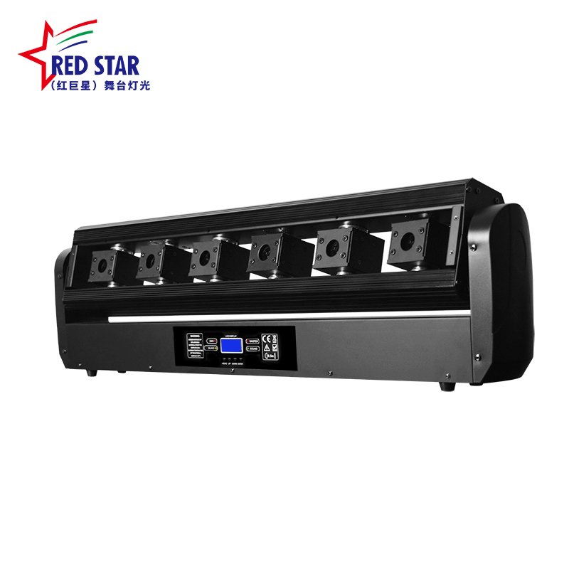 Rotating Six-Eye Full Color RGB Laser Light with DMX512 Control RG-762B