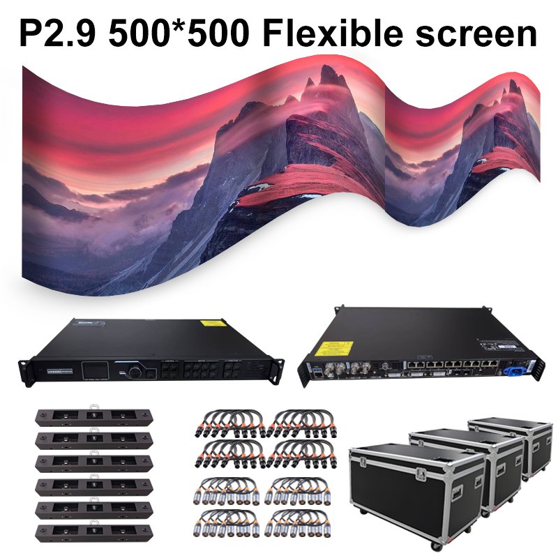 12-22-2 Flexible screen P2.976 500×500mm Flexible LED Screen Indoor
