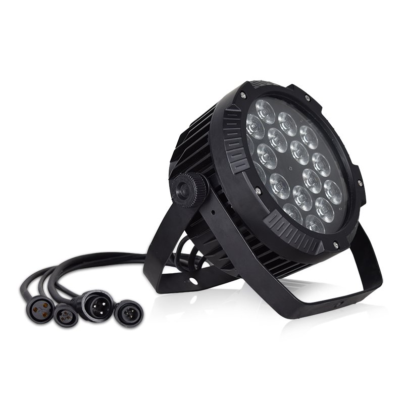 DSC_0008 18-LED Waterproof Flat RGBW PAR Light with DMX512 Control RG-312
