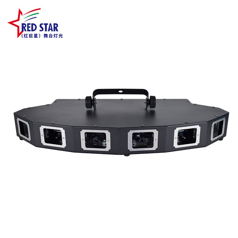 DSC_0013 Six-Eye Full Color RGB Laser Light with ILDA & DMX512 Control for Stage and Club Shows RG-729