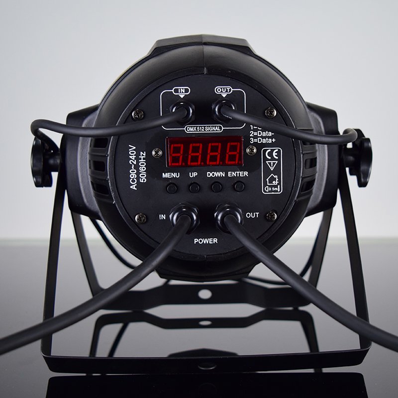 54-LED Aluminum RGB 3-in-1 PAR Light with DMX512 Contro RG-407