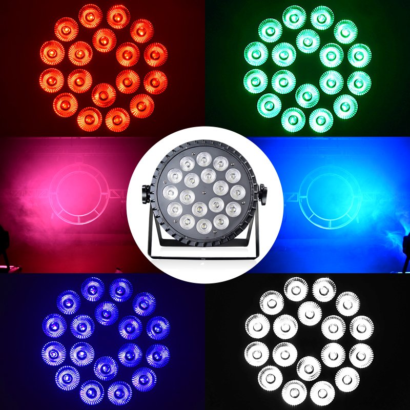 18-LED Cast Aluminum PAR Light with DMX512 Control RG-314