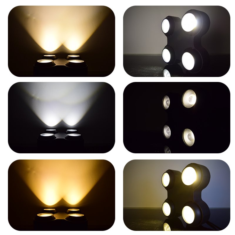 4-Eye Waterproof COB Blinder Light with DMX512 Control for Stage & Outdoor Events RG-244B