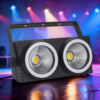 2-Head 200W COB Blinder Light with RGB Auxiliary Light and DMX512 Control RG-244G