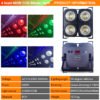 4-Head 400W COB Blinder Light with DMX512 Control for Stage & Event Lighting RG-244A