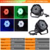 参数 18-LED Waterproof Flat RGBW PAR Light with DMX512 Control RG-312