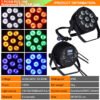 7/9-LED Waterproof Flat RGBW PAR Light with DMX512 Control RG-433