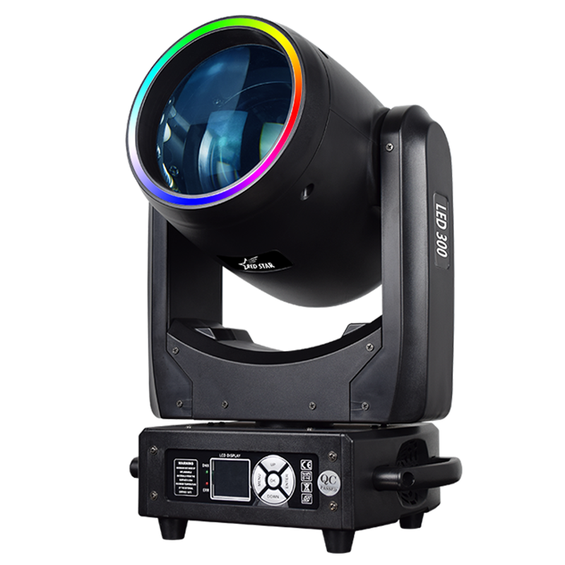 300W LED Beam Moving Head Light with RGB Pattern and Prism Effects RG-330