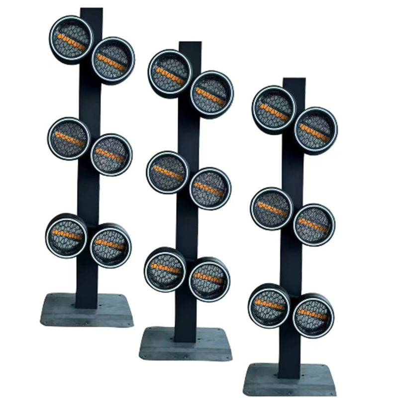 1 RG-257 6x40W LED RGB Rotating Pixel Retro Effect Light - 3-in-1 COB, Strip & Pixel Control (DMX 24/34/64CH)