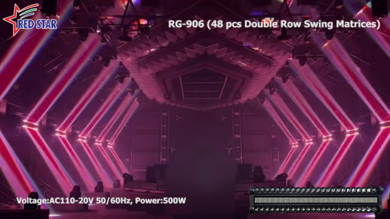 RG-906 400W RGBW LED Pixel Moving Head Bar Light with Strobe Effect for Stage Lighting