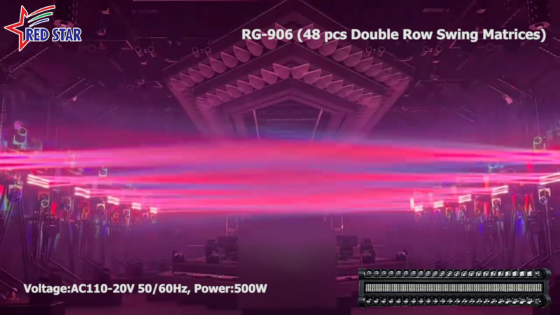 RG-906 400W RGBW LED Pixel Moving Head Bar Light with Strobe Effect for Stage Lighting