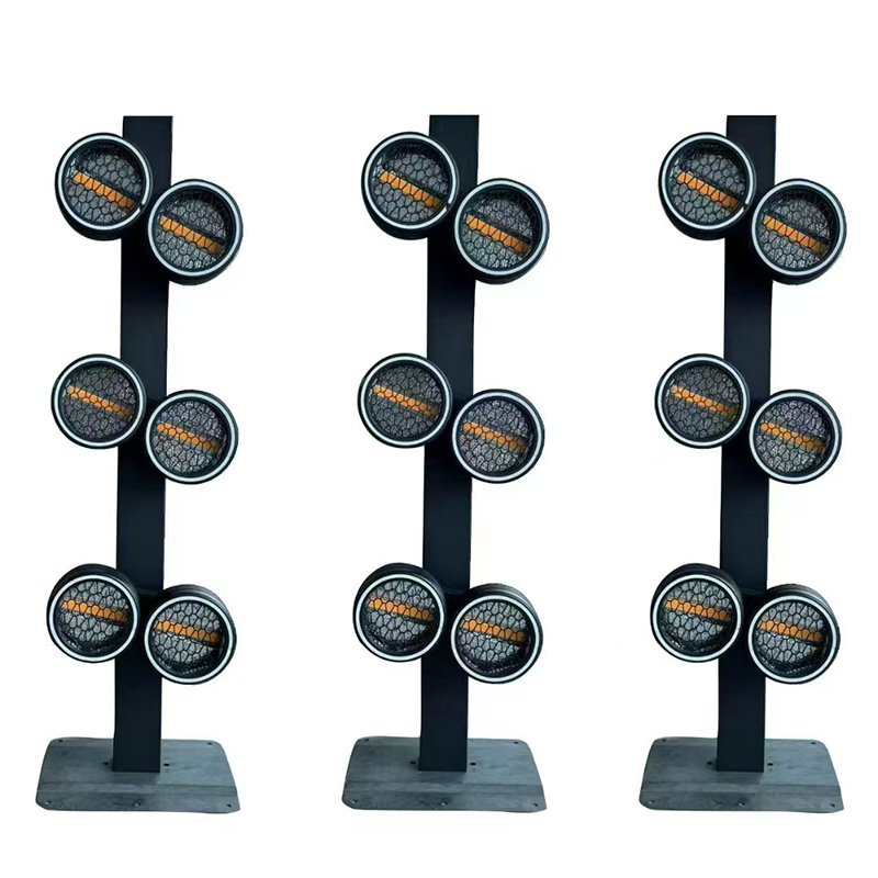 RG-257 6x40W LED RGB Rotating Pixel Retro Effect Light - 3-in-1 COB, Strip & Pixel Control (DMX 24/34/64CH)