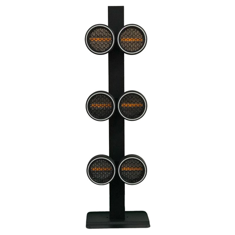 RG-257 6x40W LED RGB Rotating Pixel Retro Effect Light - 3-in-1 COB, Strip & Pixel Control (DMX 24/34/64CH)