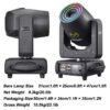 RG-769 10W RGB Moving Head Laser - 30KPPS ILDA & Art-Net Animation Projector