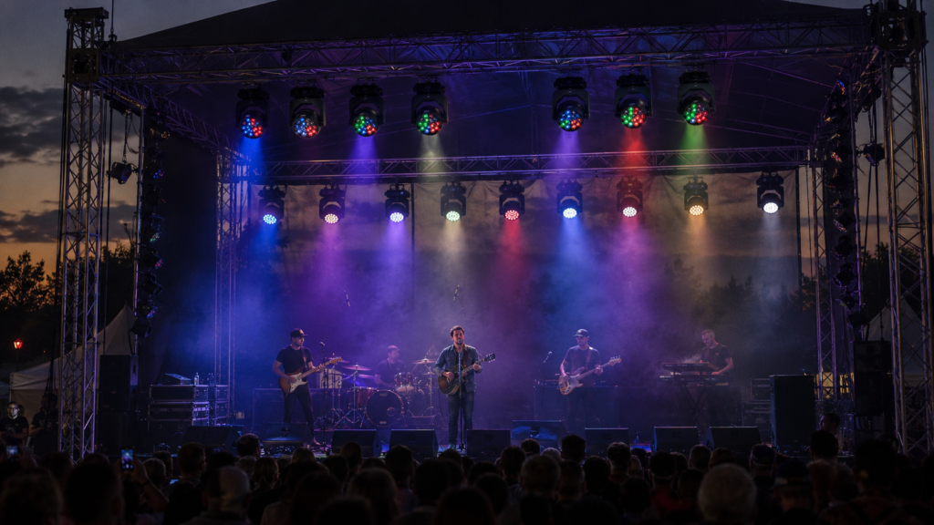 Best wash lights for festivals on an outdoor stage
