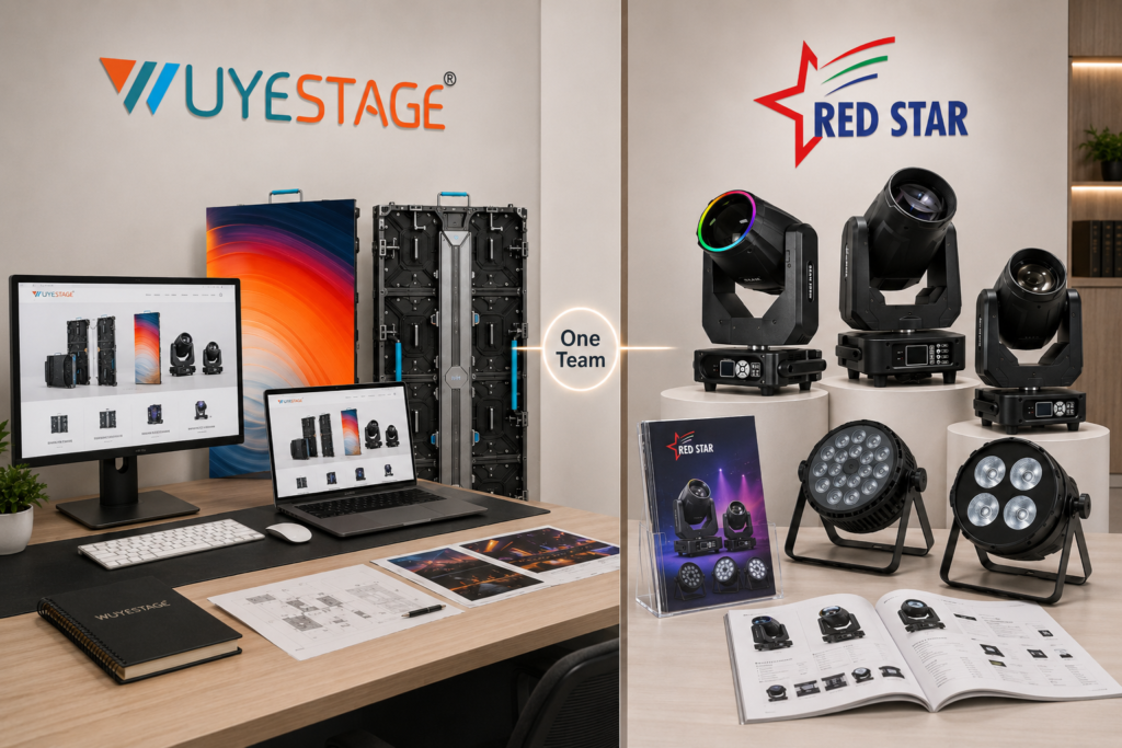 Relationship between WUYESTAGE and RED STAR