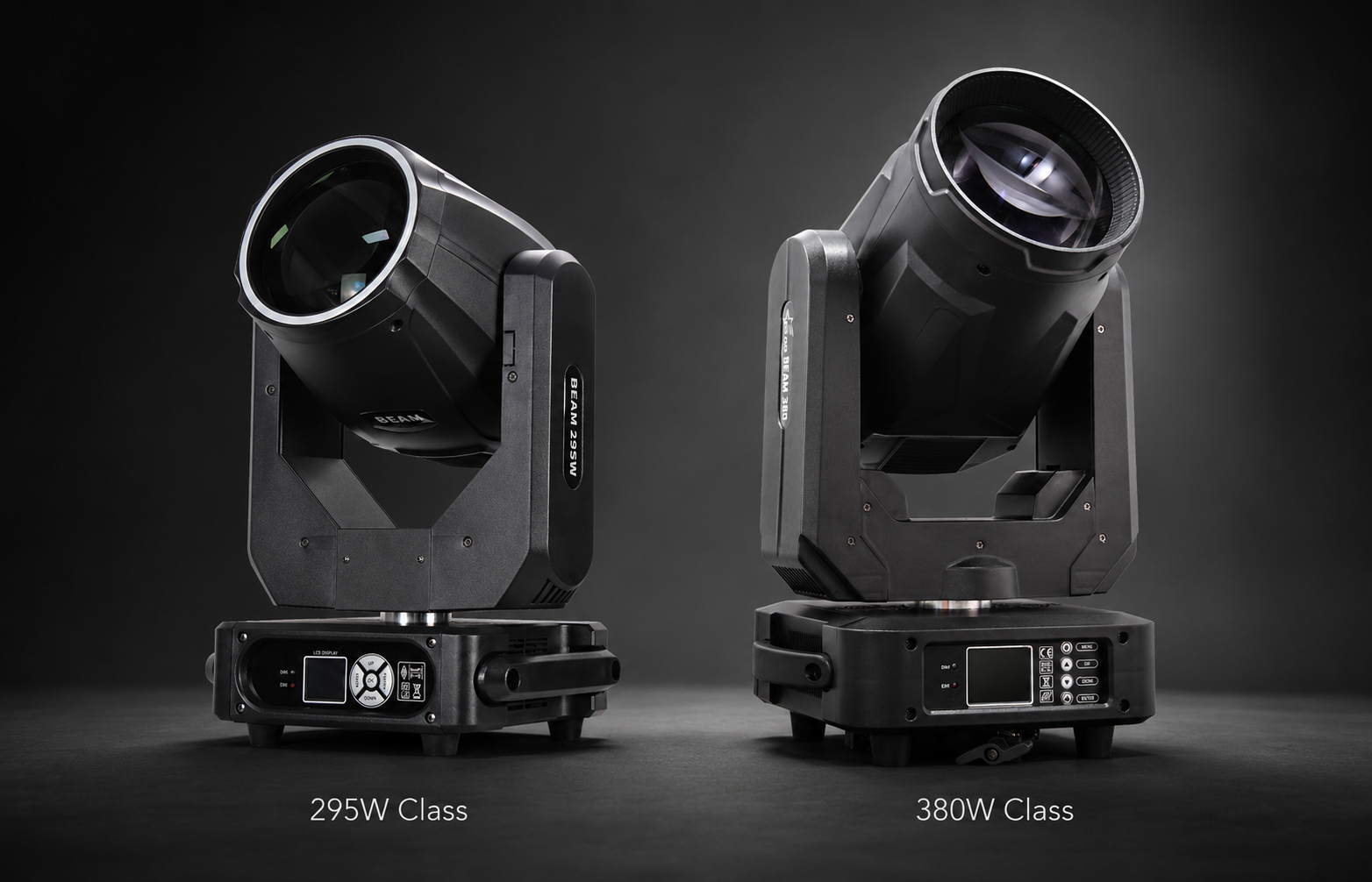 3 295W and 380W moving head beam lights for nightclub projects