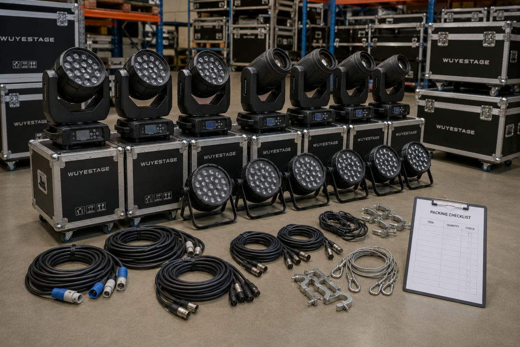 6 Wedding stage lighting rental package