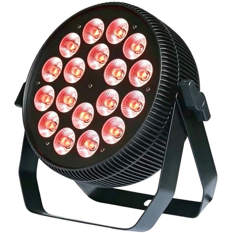 RG-317 Mute LED PAR Light with LED Strip for Indoor Stage Lighting