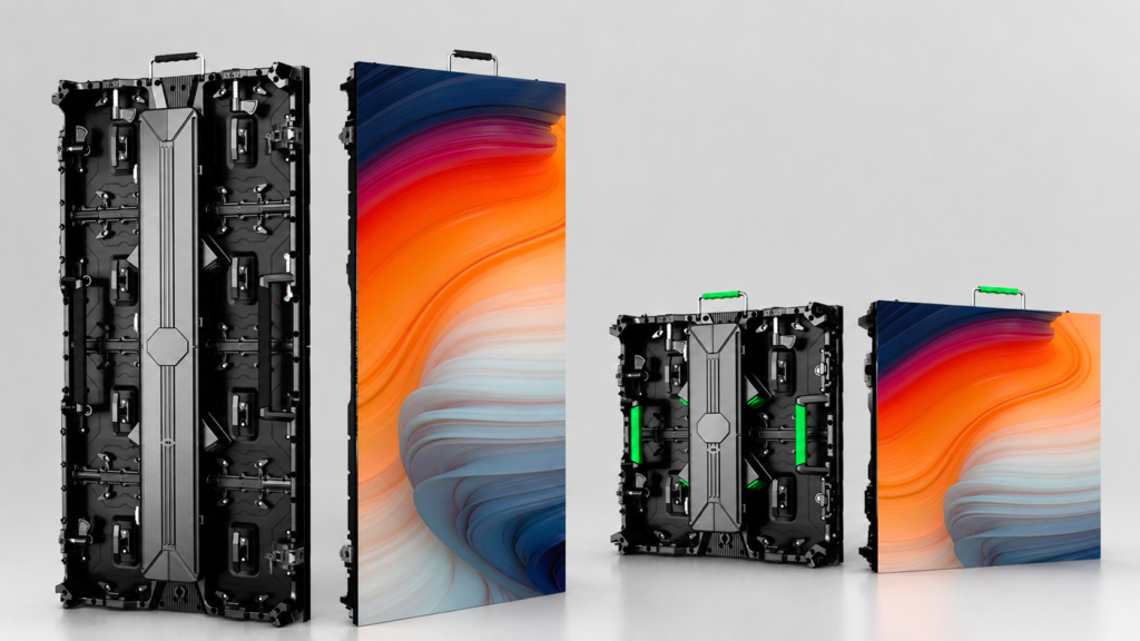 P3.91 LED cabinet dimensions orientation and pixel resolution inputs