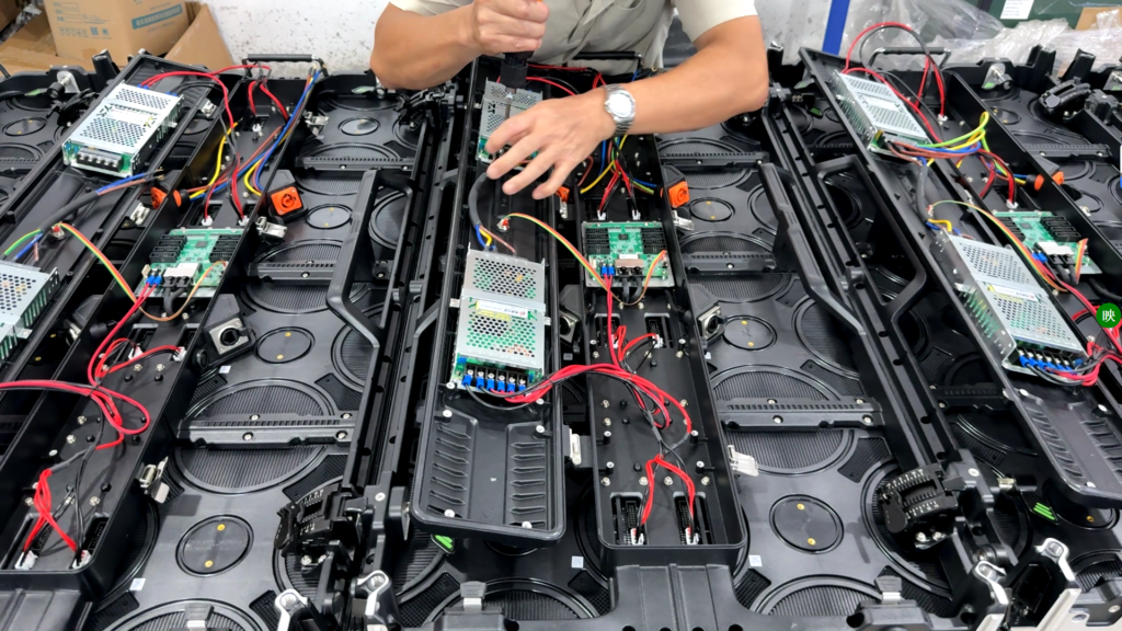 7680Hz stage LED screen camera and processor testing