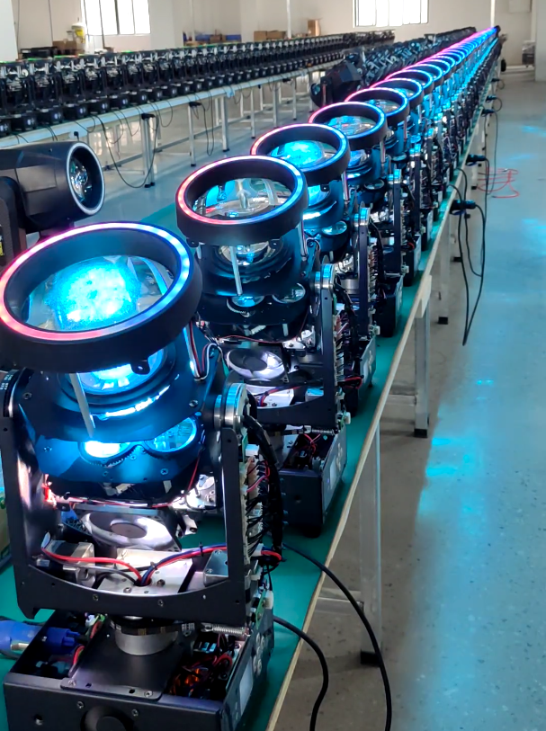WUYESTAGE stage lighting production process