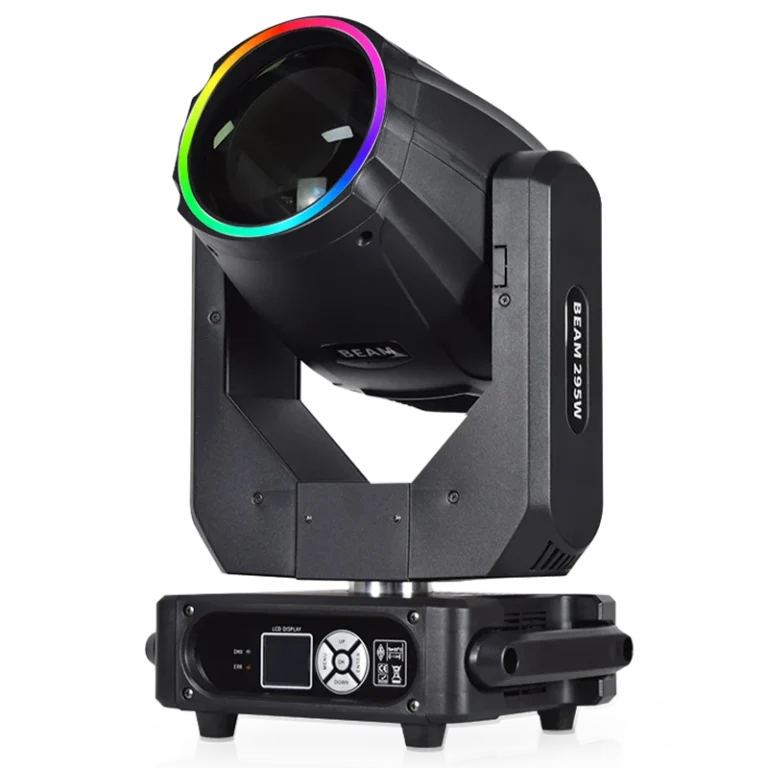 295W beam moving head light with RGB lens ring