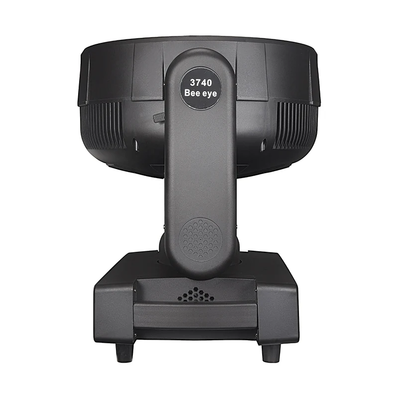 Side and rear housing view of focusing bee eye moving head