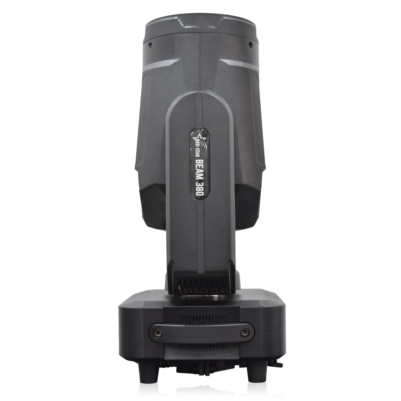 Side profile of the 380W beam moving head