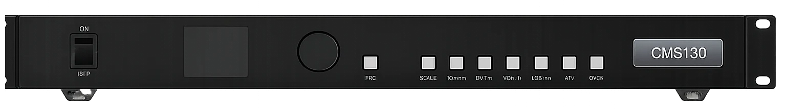 CMS130 LED video processor front panel