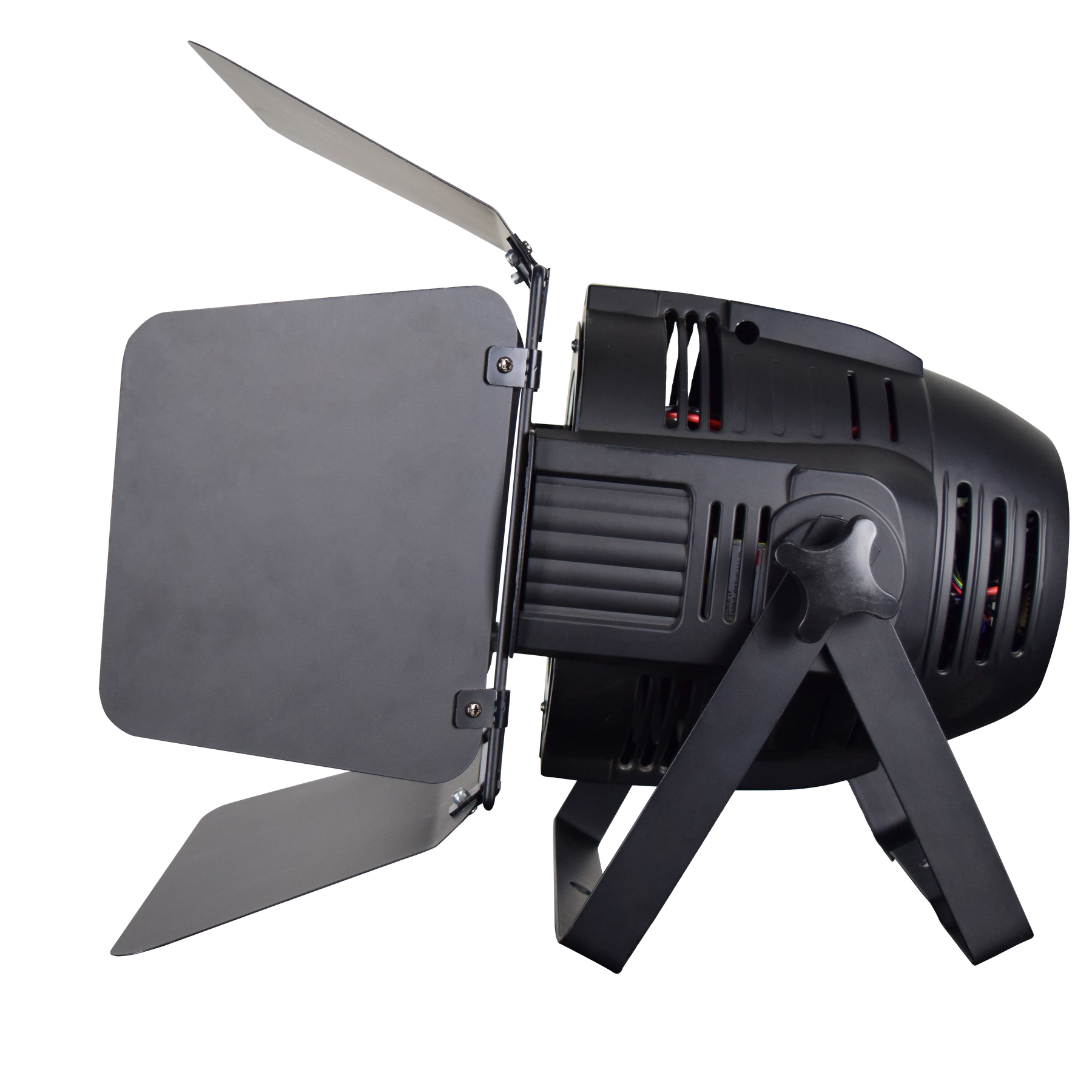 Side housing and barn-door assembly of RG-320 COB PAR light