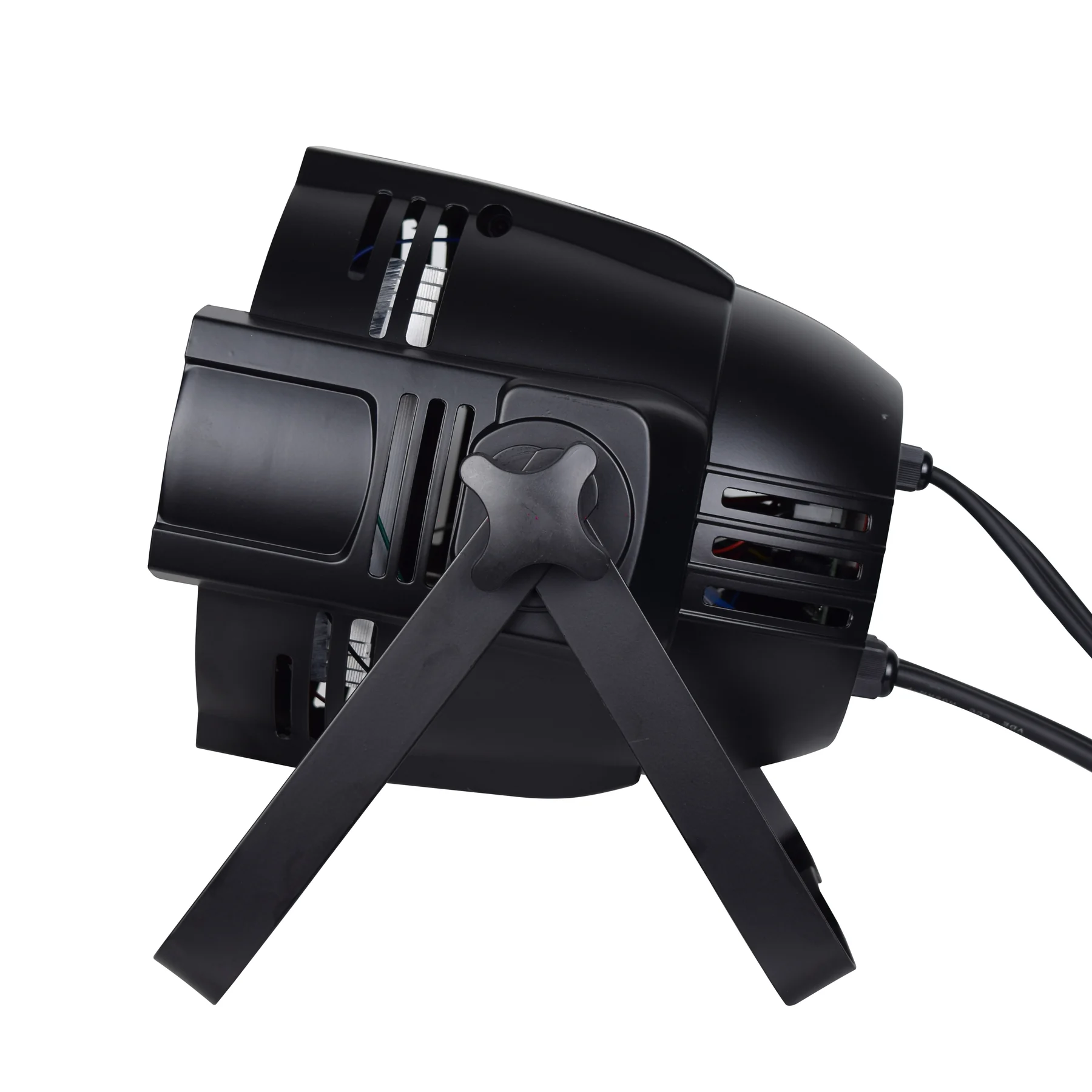 Rear DMX control panel of four-eye COB light