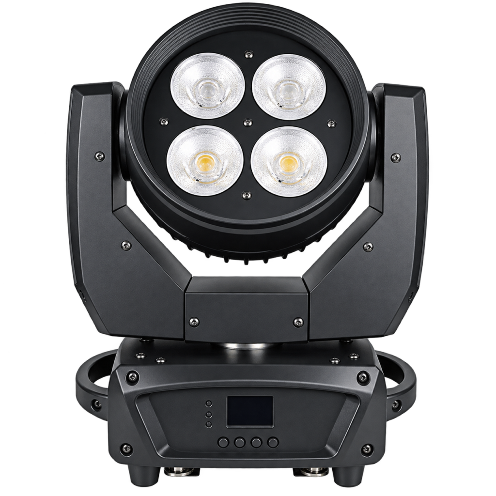 300W 4-Eye COB Moving Head Light — 300W four-eye dual-white COB moving head light