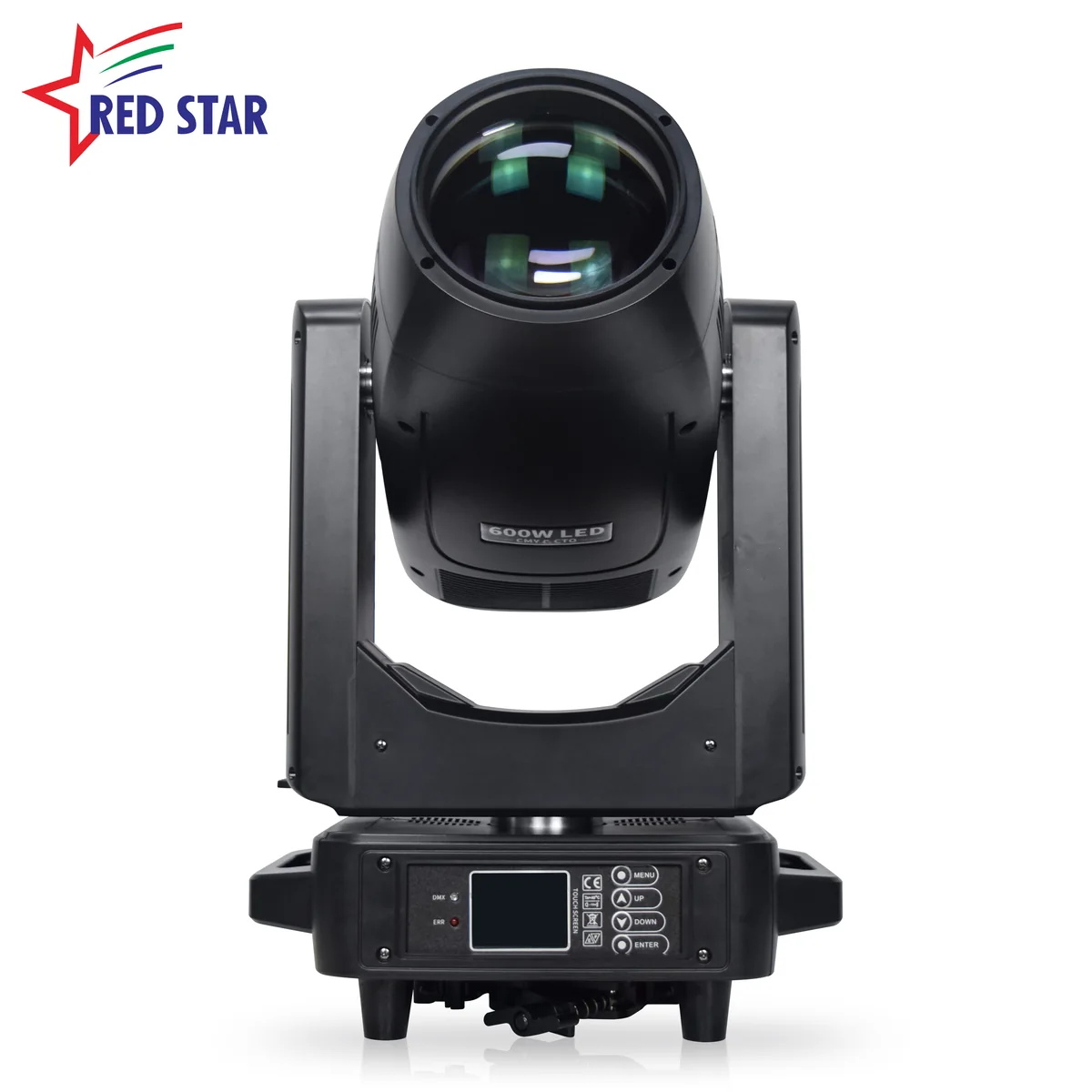 480W / 600W LED CMY+CTO Moving Head — Front lens and control base of the 600W-marked LED CMY CTO moving head