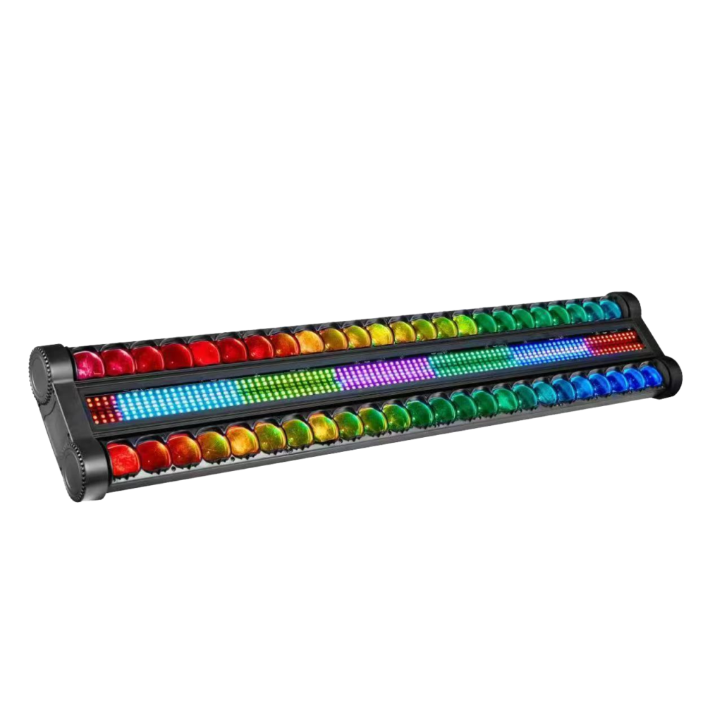 253W Double-Row Beam Swing Strobe Light — Double-row RGBW beam swing strobe light product view