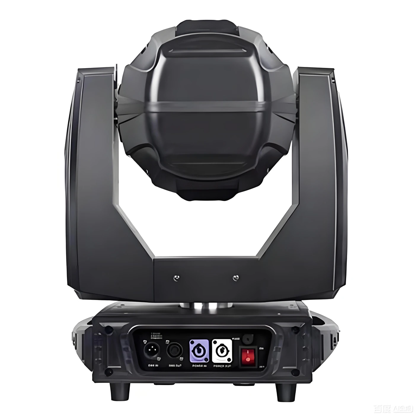 RG-108A rear view with power and DMX connection panel