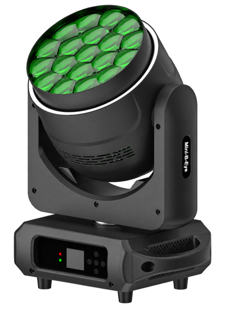 19x15W Focusing Bee Eye Moving Head — 19x15W focusing bee-eye moving head front angle