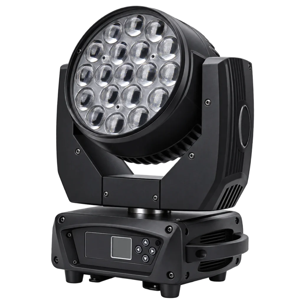 19-LED Zoom Wash Moving Head Light — 19-LED zoom wash moving head product view