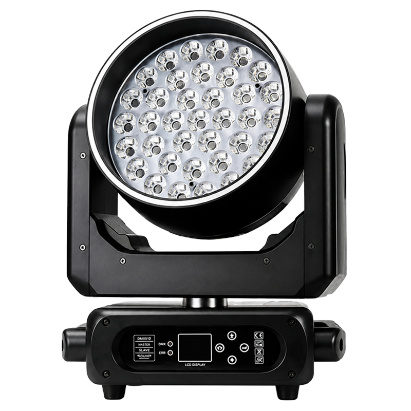 RG-216 37x25W moving head wash with RGBW ring effects