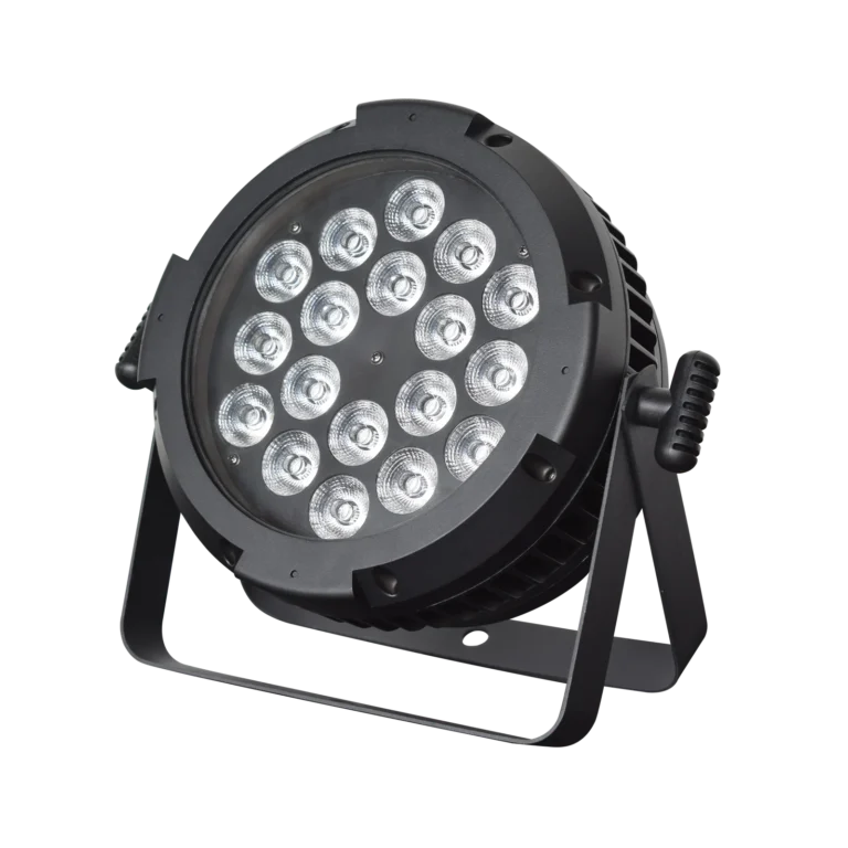 18-LED IP68 Waterproof PAR Light — 18PCS waterproof LED PAR light with fan
