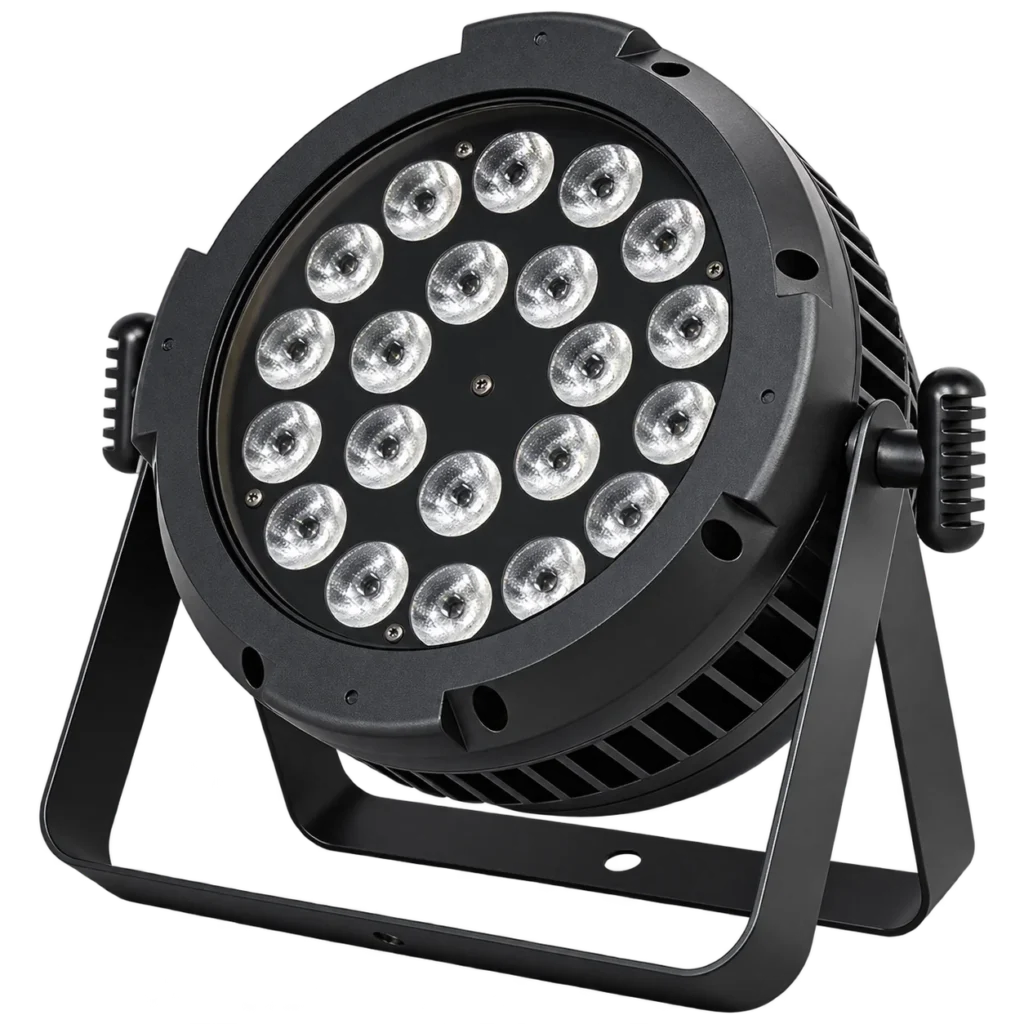 24-LED IP68 Waterproof PAR Light — 24PCS waterproof LED PAR light with fan