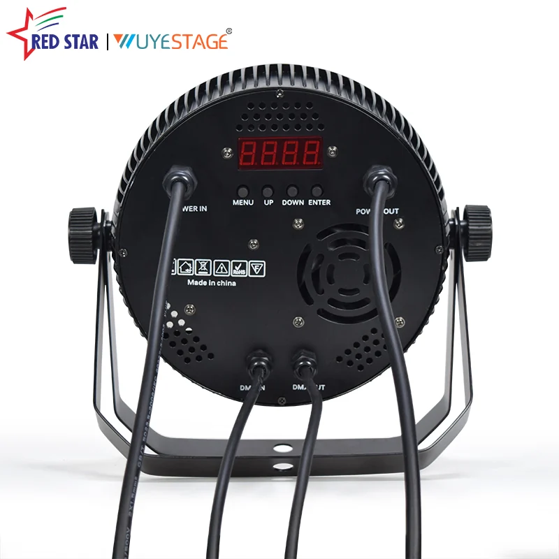 RG-317B rear display fan and power DMX connections