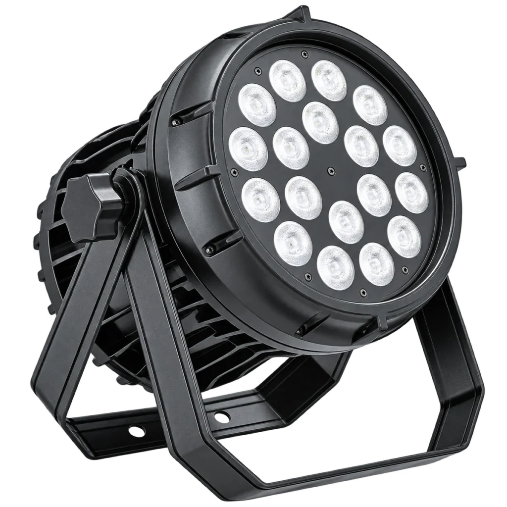 RG-401B IP65 PAR light with 18-LED front configuration
