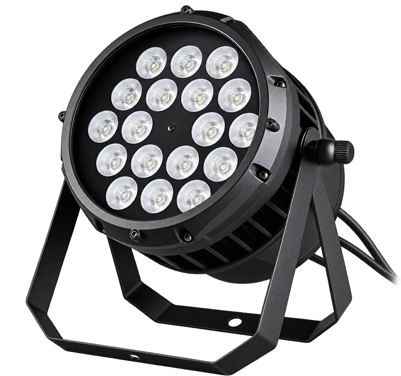 18/24/54-LED IP65 Waterproof PAR Light — RG-410C IP65 PAR light with 18-LED front configuration