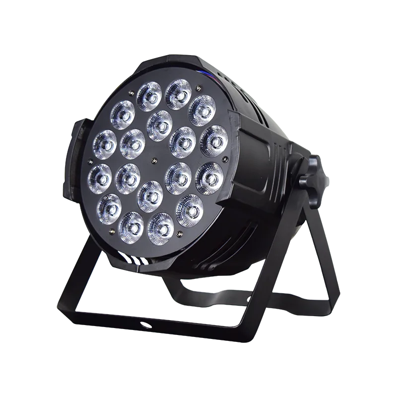 RG-411 18-LED aluminum full-color PAR light