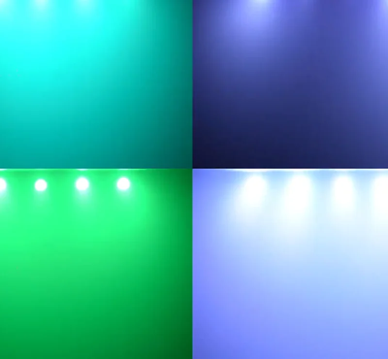 Cyan blue green and white output references for RG-411C