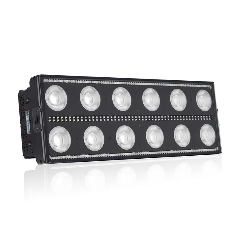 Angled front view of the RGBW pixel strobe fixture