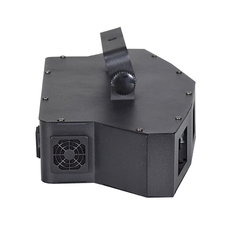 RG-728 side view showing cooling fan and mounting bracket