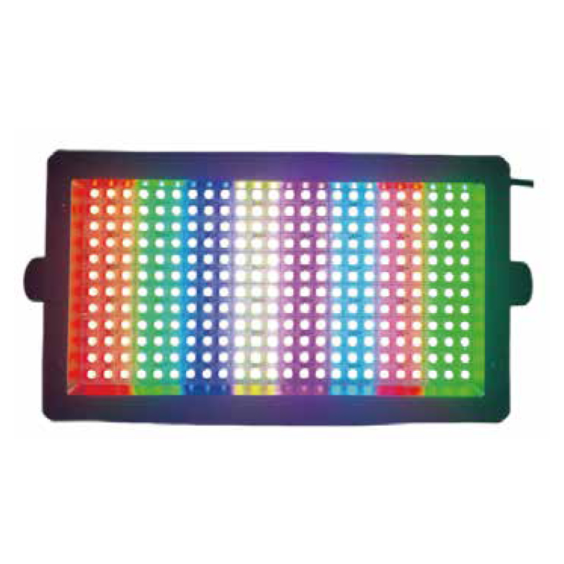 55+68-Segment RGB Mini LED Strobe mini RGB LED strobe illuminated with vertical multicolor bands
